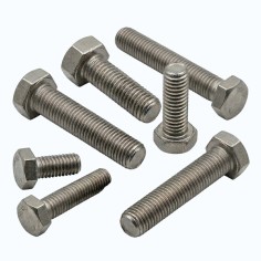 Viti Testa Esagonale Tutto Filetto Passo Grosso DIN 933 ISO 4017 Inox A2 Grezzo