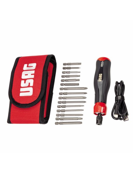 USAG 324 XP/B16 Giravite Elettrico Li-Ion 3,6V 300 giri/min IP54 USB-C 16 pz