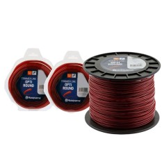 Husqvarna Round tondo bobina filo nylon Rosso per decespugliatore Ø 3,0 mm