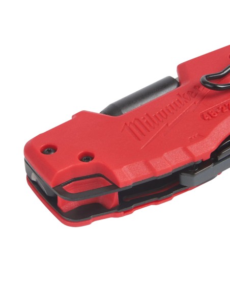 Milwaukee Coltellino 6 in 1 Richiudibile Portabit 1/4˝ Hex PH2 SL5.5 Spelacavi