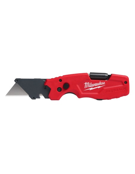 Milwaukee Coltellino 6 in 1 Richiudibile Portabit 1/4˝ Hex PH2 SL5.5 Spelacavi