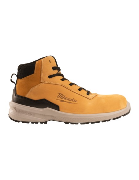 Milwaukee Scarpe Flextred S3S Beige ESD FO SR EN 20345:2022 Nubuck Metal Free