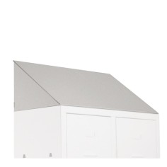 Tetto Inclinato Metallo Armadi Portascope Tuttipiani RAL 7035 60/80/100 cm