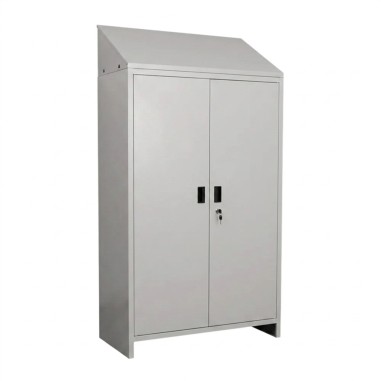 Pratiko TP800 Armadio Tuttopiani 4 Ripiani 80x40x179 cm Grigio RAL 7035 + Tetto
