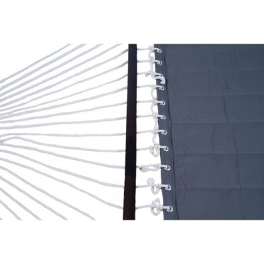 Xone Cuscino Imbottito per Amaca da Esterno 200x140 cm Portata 200 kg Grigio