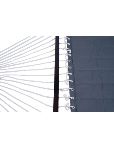 Xone Cuscino Imbottito per Amaca da Esterno 200x140 cm Portata 200 kg Grigio