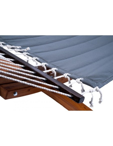 Xone Cuscino Imbottito per Amaca da Esterno 200x140 cm Portata 200 kg Grigio