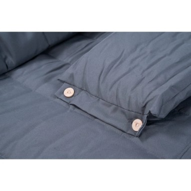 Xone Cuscino Imbottito per Amaca da Esterno 200x140 cm Portata 200 kg Grigio