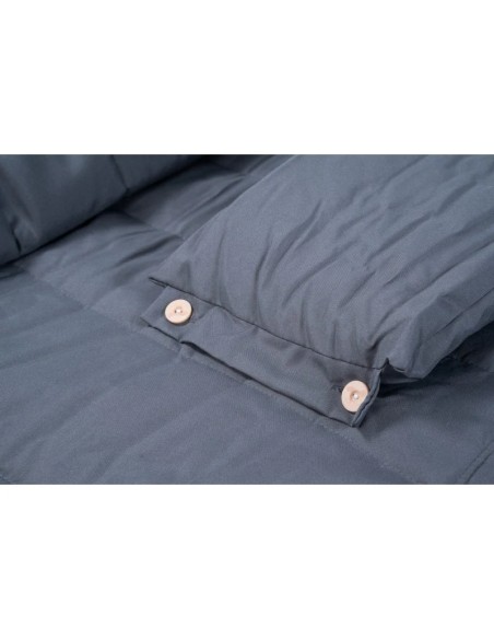 Xone Cuscino Imbottito per Amaca da Esterno 200x140 cm Portata 200 kg Grigio