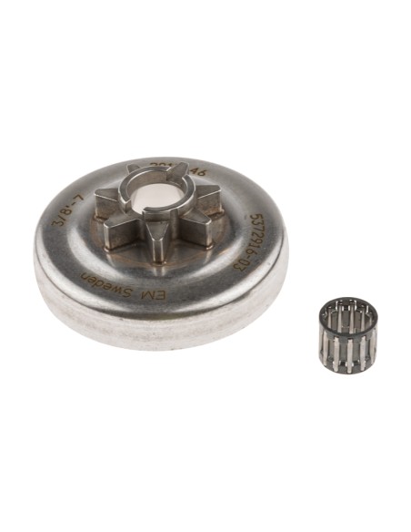 Husqvarna 537291604 Tamburo Frizione Completo Pignone 3/8 7T OEM 455 Rancher