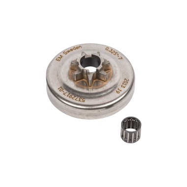 Husqvarna 537291702 Tamburo Frizione Pignone Autoallineante 0.325 7T OEM 455