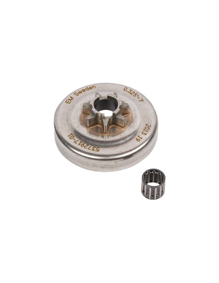 Husqvarna 537291702 Tamburo Frizione Pignone Autoallineante 0.325 7T OEM 455