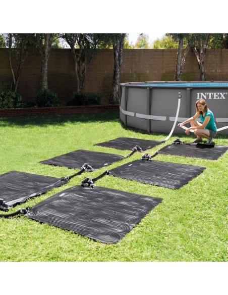 Intex Pannello Solare 28685 Riscaldatore Piscine Fuori Terra 120x120 cm