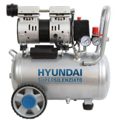 Hyundai 4J-750-24L Compressore Aria Supersilenziato 24L 0,75kW 8 Bar Oil Free