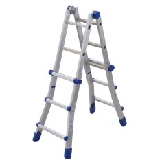SCALA TELESCOPICA TRASFORMABILE MARCHETTI EQU33 6+6 2,95 MT 5 GRADINI