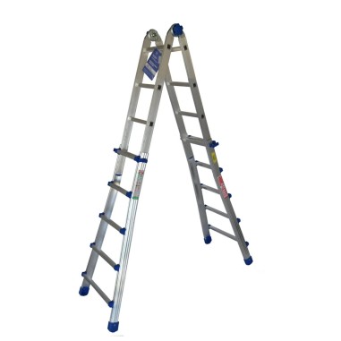 SCALA TELESCOPICA TRASFORMABILE MARCHETTI EQU45 9+9 4,35 MT 8 GRADINI