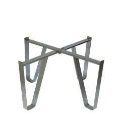 Base in Acciaio Zincato per Botti Sicurezza e Resistenza 94 cm 1000 Lt