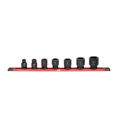 USAG 235 1/2 M/S7 Serie di 7 Chiavi a Bussola Macchina 10-27mm con supporto