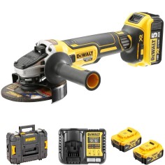 DeWalt DCG405P2T Smerigliatrice Angolare 125 mm 18V XR Litio 5 Ah Brushless Kit