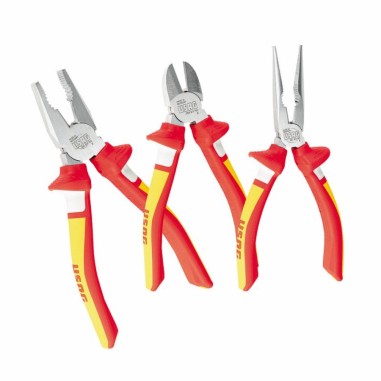 USAG 085 EG/SE3 Set 3 Pinze Isolate 1000V Universale Becchi Tronchese