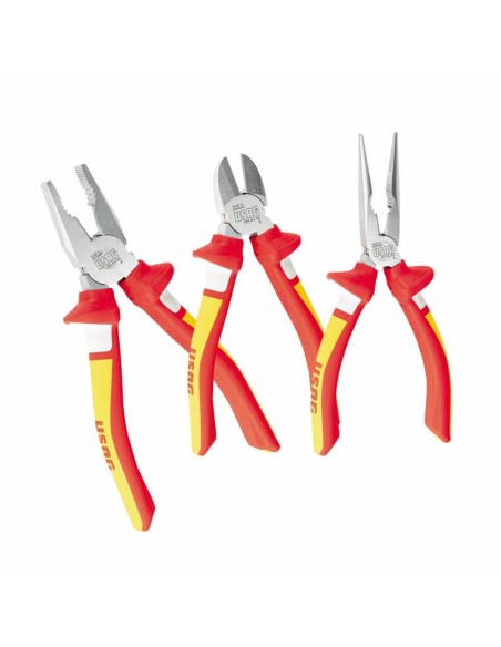 USAG 085 EG/SE3 Set 3 Pinze Isolate 1000V Universale Becchi Tronchese