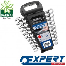 EXPERT SERIE KIT DI 10 CHIAVI COMBINATE FISSE A STELLA CON CUSTODIA PORTACHIVI