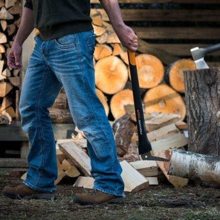 FISKARS XA22 Zappino gancio tira trascina tronchi legna tiratronchi WoodXpert