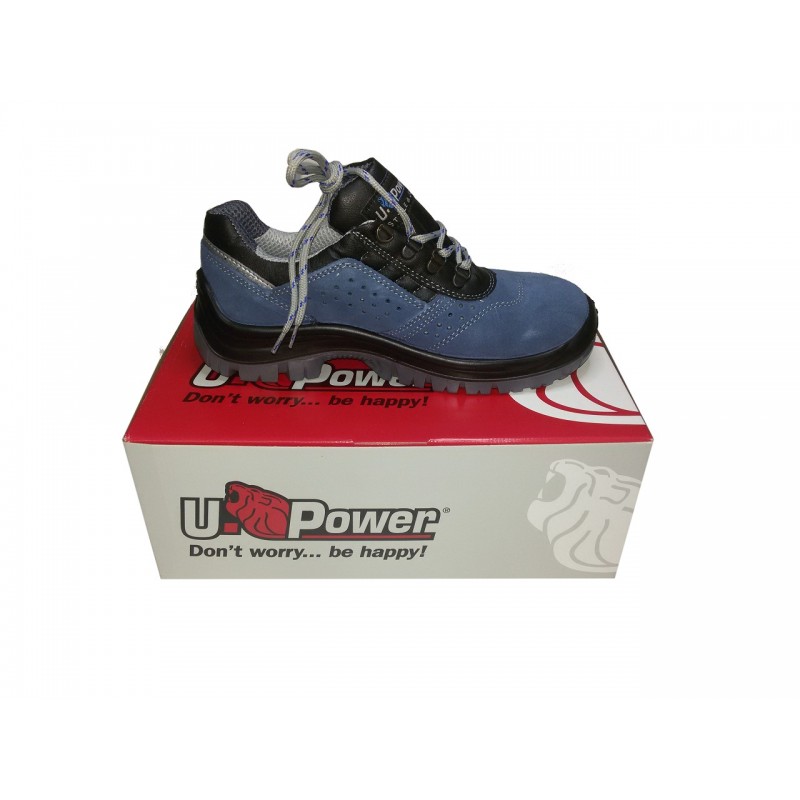 SCARPA UPOWER BOSS DA LAVORO ANTINFORTUNISTICA BASSA S1P SRC PELLE SCAMOSCIATA