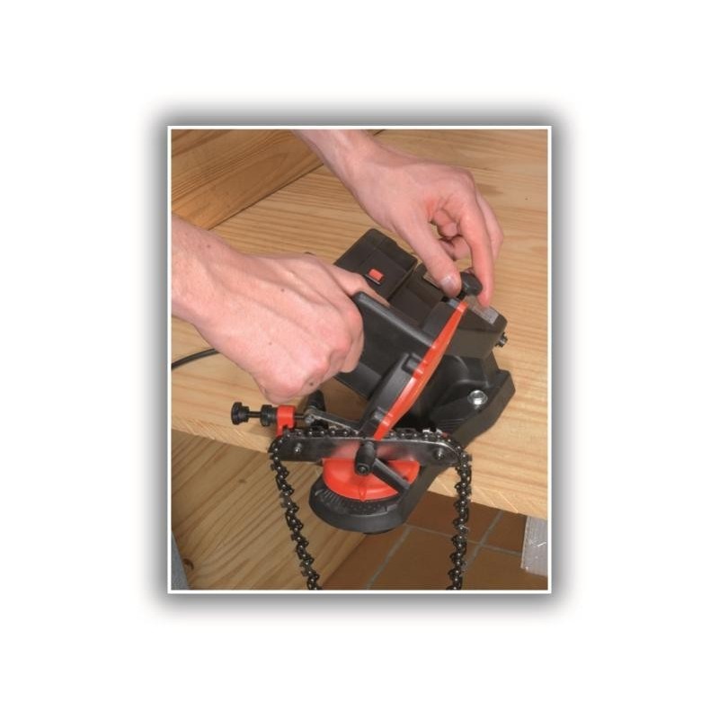 Affilacatene affila mola per catene motosega angolo regolabile elettrico 85W