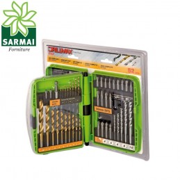 KIT 52 pz ASSORTIMENTO INSERTI AVVITATORE PUNTE TRAPANO LEGNO METALLO MURO