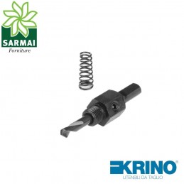 Ricambio KRINO GAMBO codolo e PUNTA PILOTA per fresa sega a tazza HSS 21001