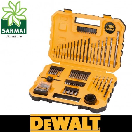 DeWALT DT71566-QZ ASSORTIMENTO 100 PZ BIT & SET DI PUNTE FORATURA AVVITATURA