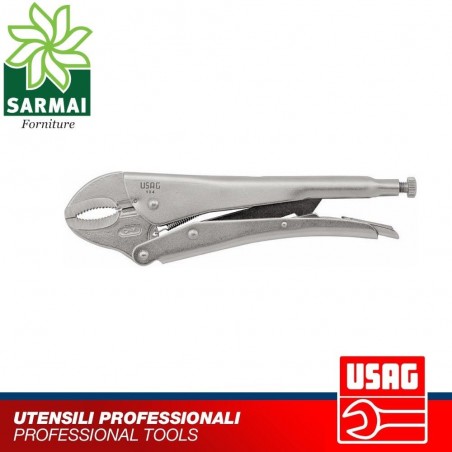 USAG 134 PINZE REGOLABILI AUTOBLOCCANTI CON GANASCE CONCAVE AL CROMO VANADIO