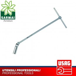 USAG 278NL CHIAVI A T SNODATE PER CANDELE LUNGHE BOCCA ESAGONALE ASTA ESTRAIBILE