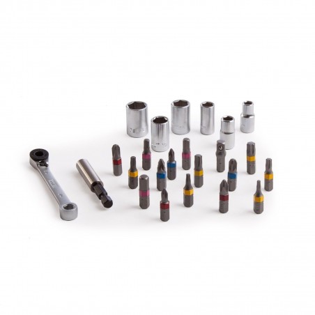 DeWALT DT71516-QZ SET 24 PEZZI ASSORTITI CON INSERTI E BUSSOLE PER AVVITATURA