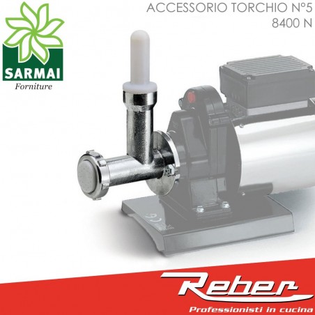 Torchio per pasta fresca ACCESSORIO OPTIONAL N° 5 REBER 8400 N 12 trafile