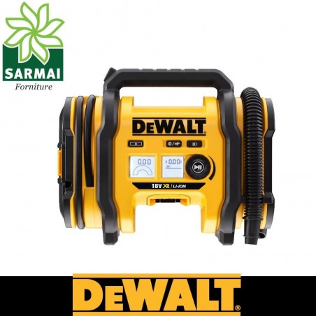 DEWALT DCC018N Compressore portatile emergenza campeggio 12V e 240V e batteria