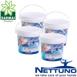 4 pz NETTUNO LINEA BLANCA Pasta lavamani professionale secchiello 5000 ml