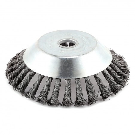 SIT spazzola conica Ø 20 cm testina decespugliatore universale ecologica acciaio