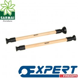 EXPERT PASTORINO E200518 SET DA 2 SMERIGLIAVALVOLE MANICI LEGNO CON VENTOSE