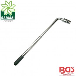 BGS 1510 chiave dadi ruota leva estensibile attacco quadro 1/2 bussola 17-19 mm