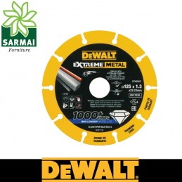 DEWALT DT40252 Disco da taglio per metalli diamantato 1000 tagli diametro 125 mm