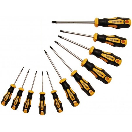 BGS 7844 set giraviti cacciaviti 11 pezzi profilo TORX punta magnetica