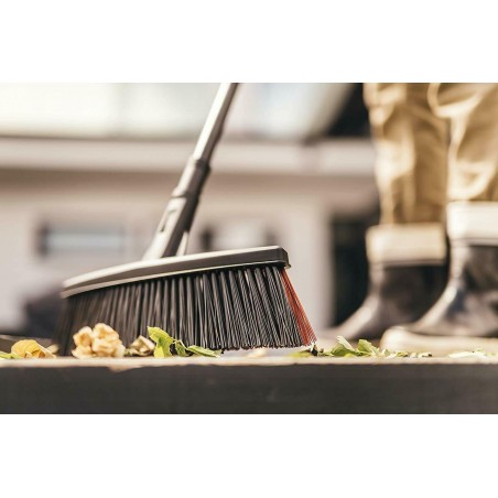 Fiskars M scopa scopone super leggera ergonomica giardino viale + manico incluso