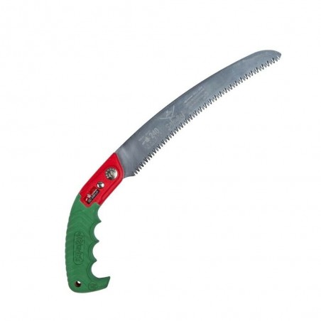 SEGHETTO LAMA CURVA DA POTATURA PROFESSIONALE SAMURAI 30 cm CON FODERO A CINTURA