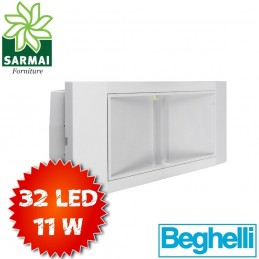 LAMPADA LUCE DI EMERGENZA BEGHELLI STILE IN LED 1499L/11 11W + SCATOLA INCASSO