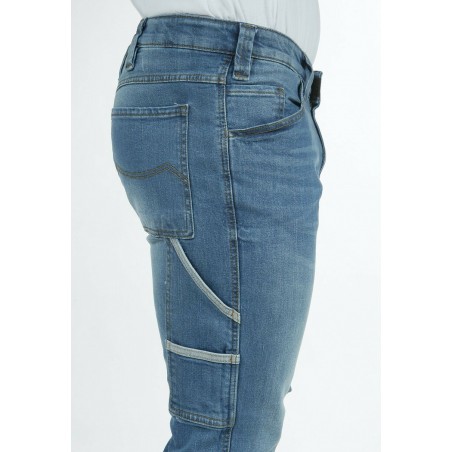 RICA LEWIS mod. JOB Pantalone pantaloni da lavoro jeans resistenti con tasconi