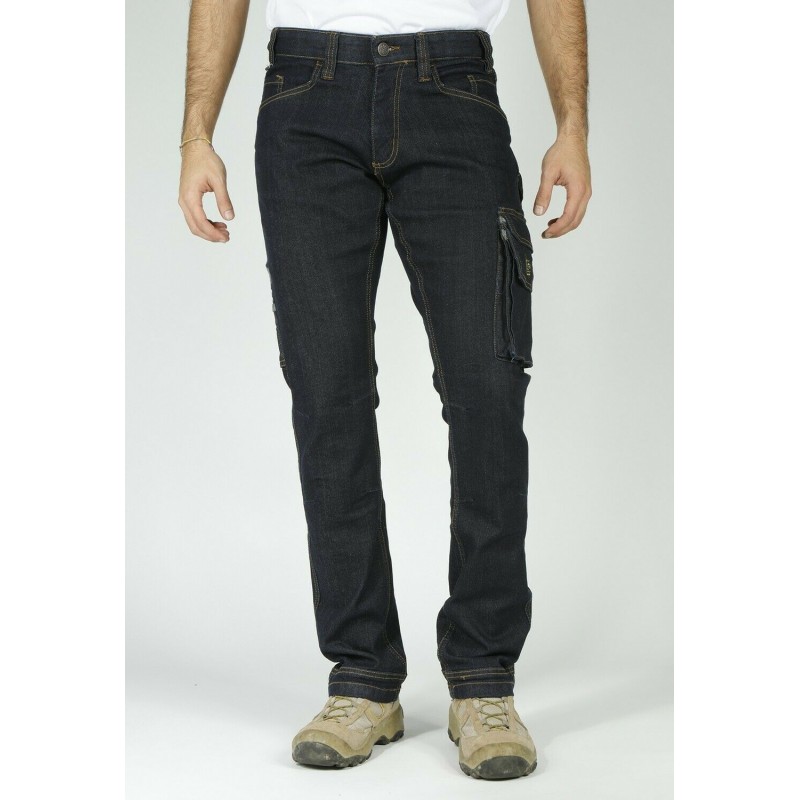 RICA LEWIS mod. JOBA Pantalone pantaloni da lavoro jeans resistenti con tasconi