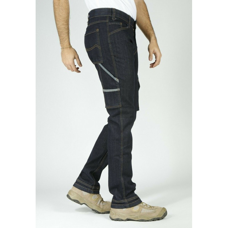 RICA LEWIS mod. JOBA Pantalone pantaloni da lavoro jeans resistenti con tasconi