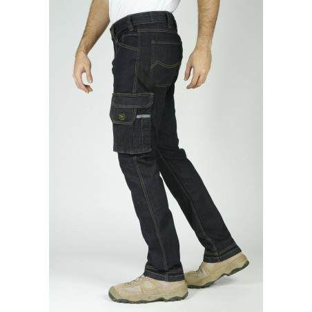 RICA LEWIS mod. JOBA Pantalone pantaloni da lavoro jeans resistenti con tasconi